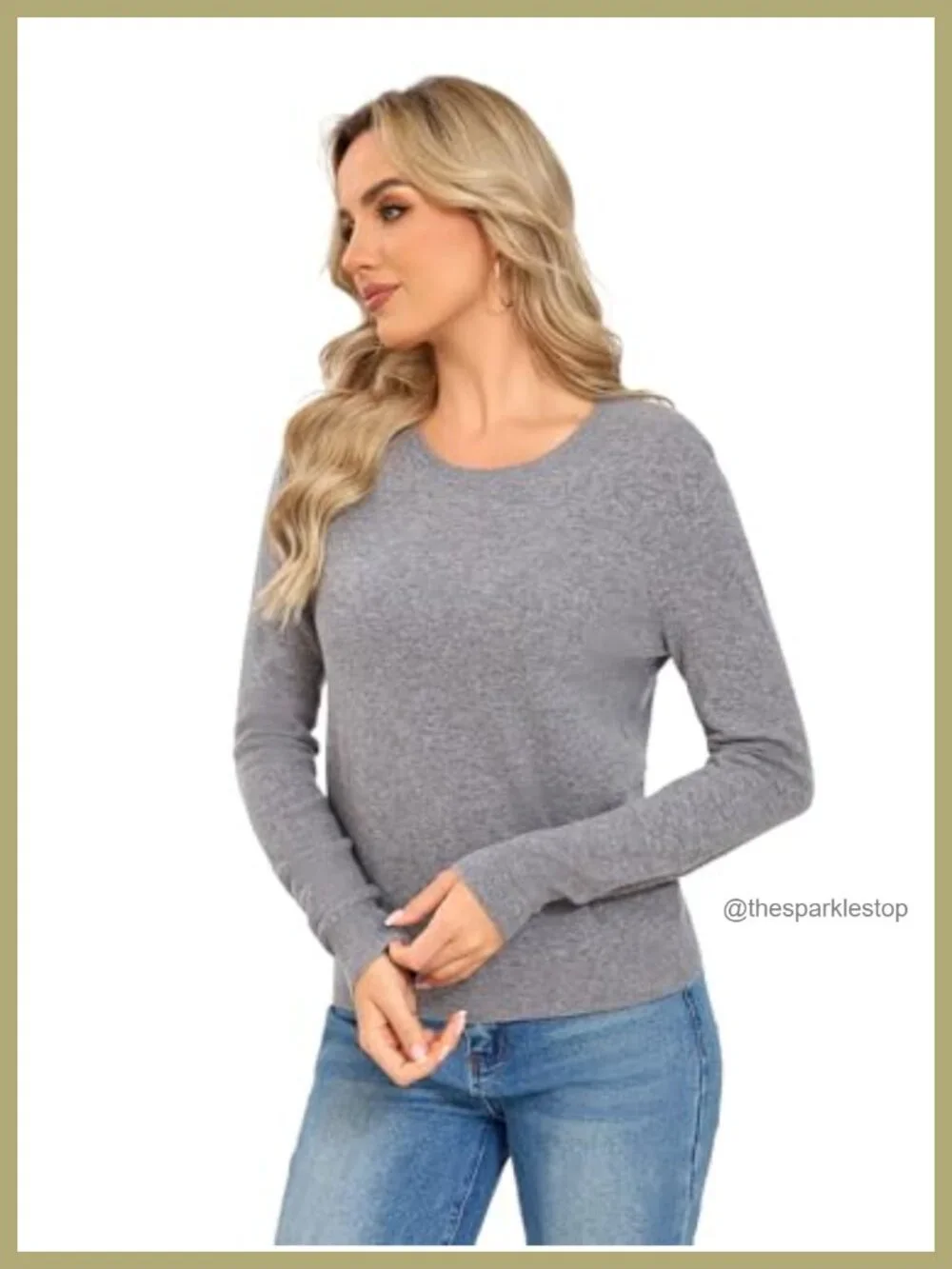 Women's Merino Wool Crewneck Sweater - Itch Free Lightweight Pullover